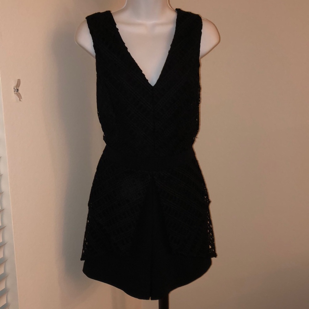 Adelyn Rae Black Romper